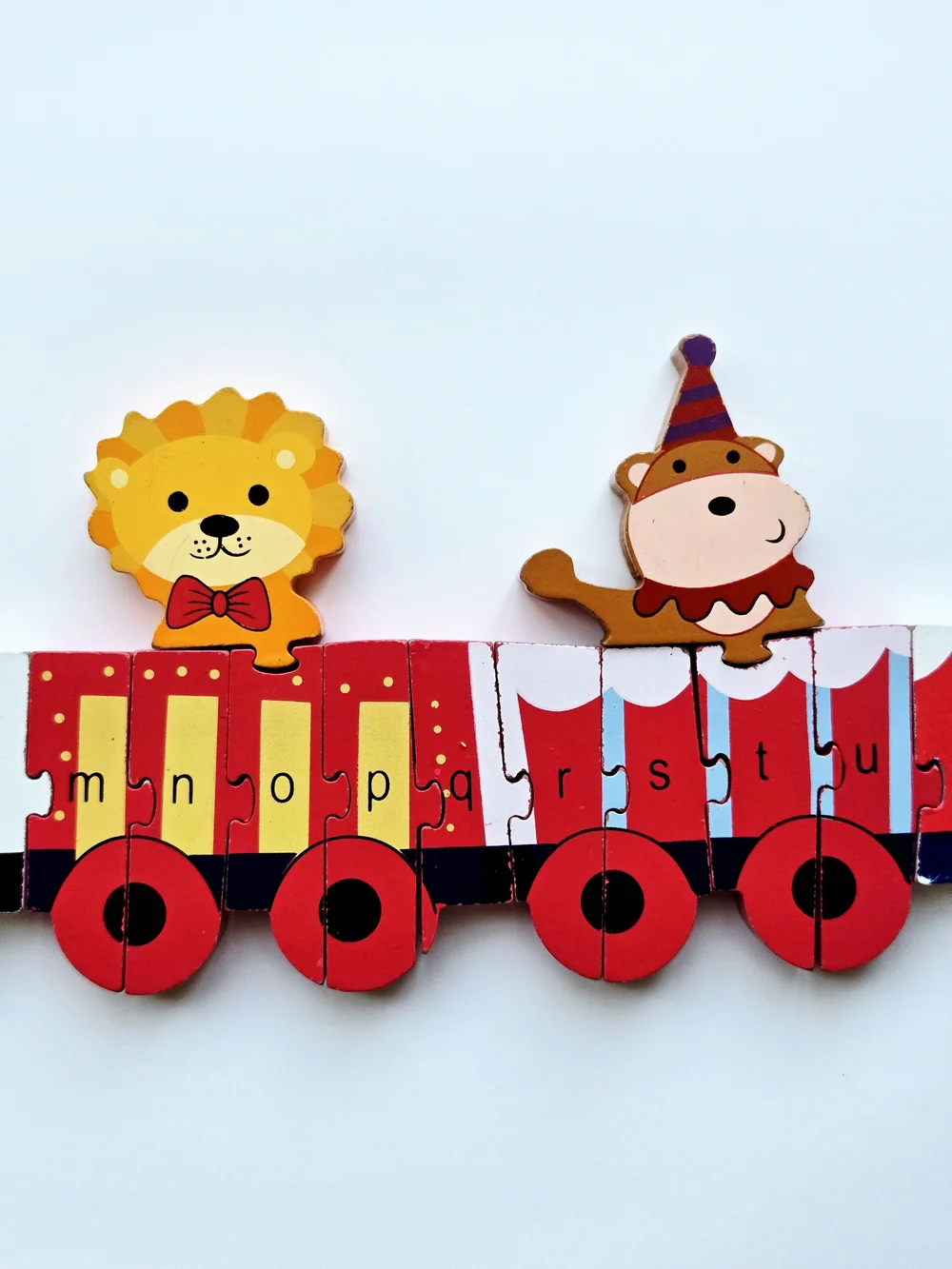 Orange Tree Toys Wooden Alphabet Circus Train Jigsaw Puzzle 🎪🚂
